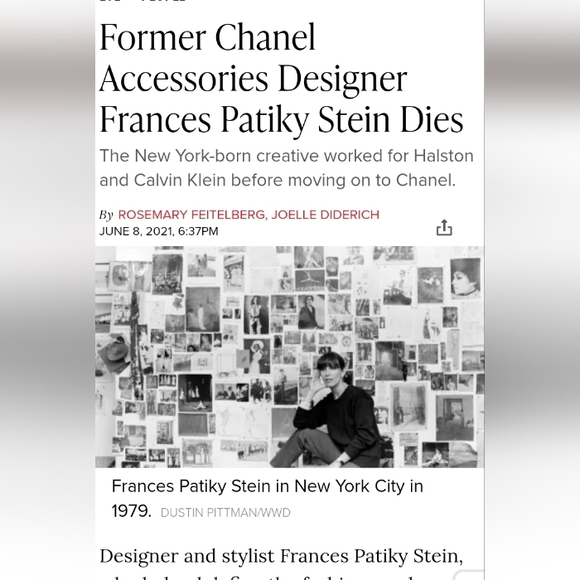 EUC Frances Patiky Stein Gripoix Earrings - Picture 10 of 10